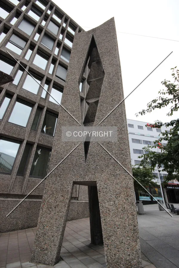 Artwork outside main entrance