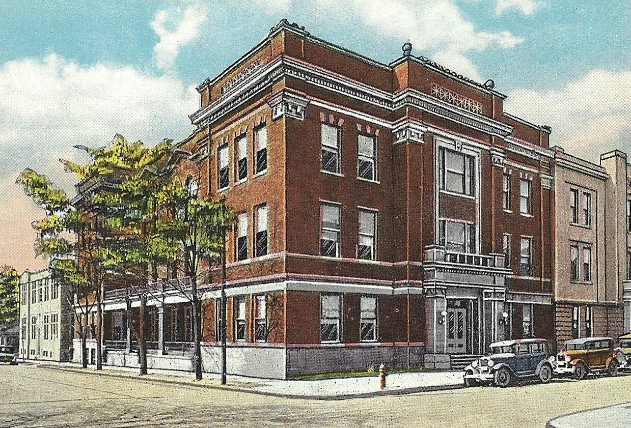 View from the southeast