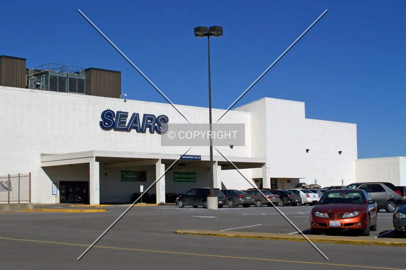 South view of Sears; January 24, 2008