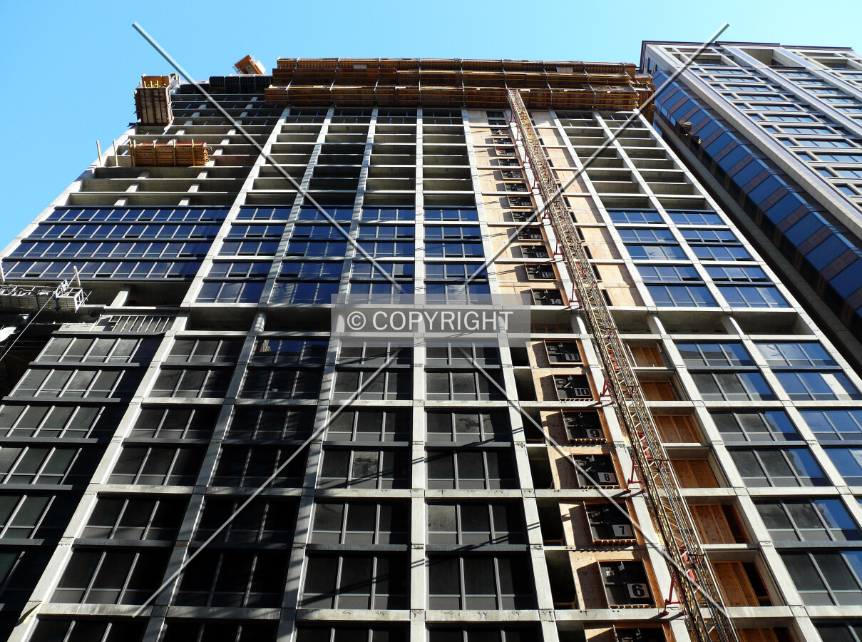 View of the northern face from Washington Avenue