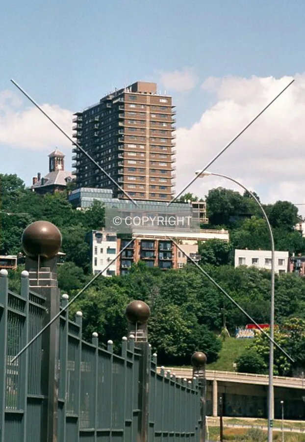 View from the west
