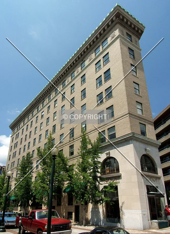View from the east across Wall Street