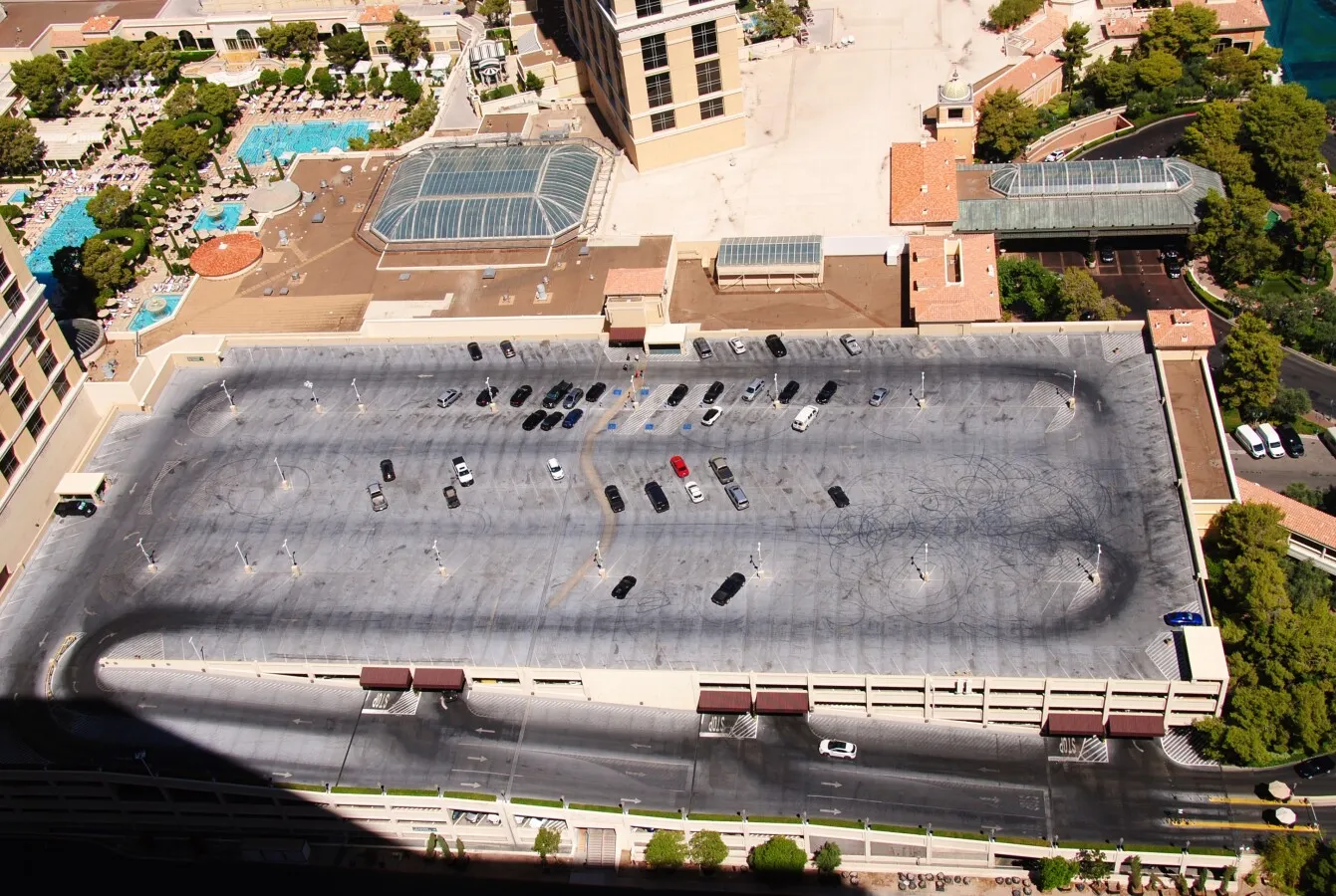 Elevated view from the south