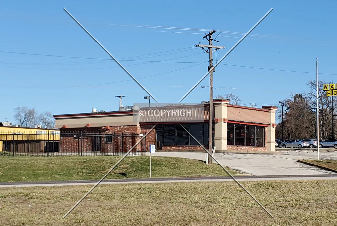 View from the west; January 1, 2020