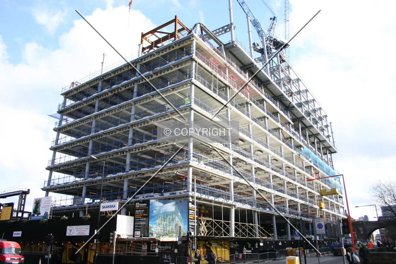 View from the junction of The Cut, Union Street and Blackfriars Road