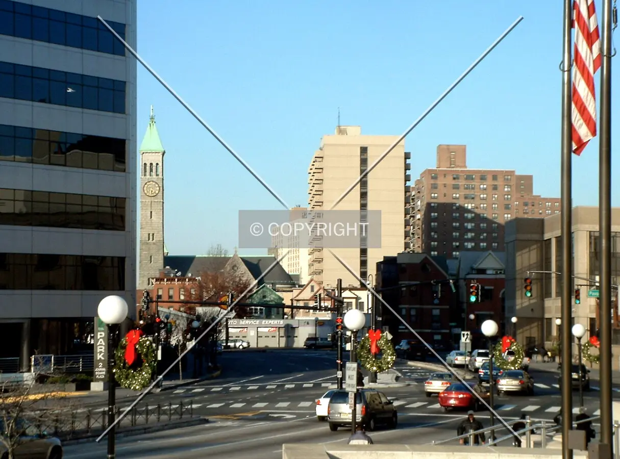 View from the south along Kennedy Boulevard