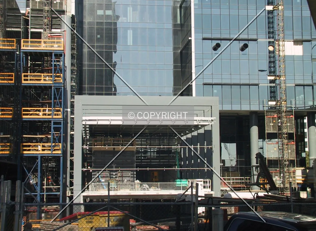 The building entrance on Napoleon Street