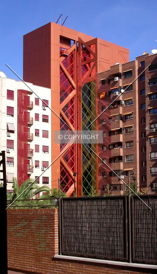Back side of the building