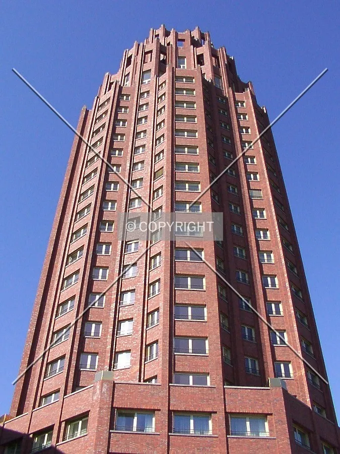 Looking up the southeast side