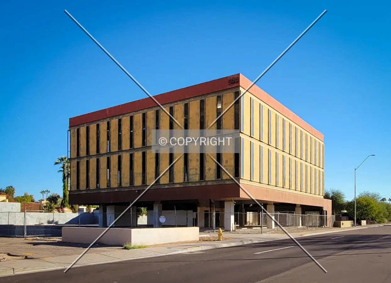 From the southwest during renovation; November 14, 2021