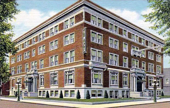 View from the northeast
