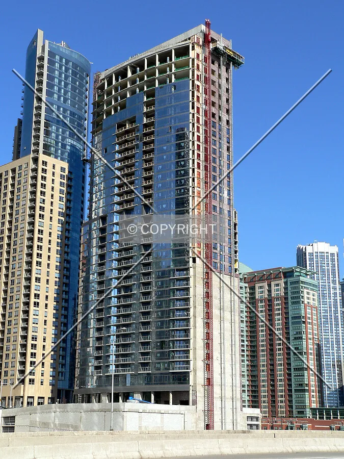 View to the northwest from Lake Shore Drive