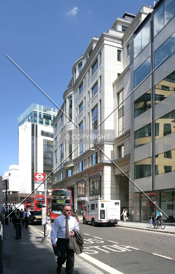 View northeast from Old Broad Street