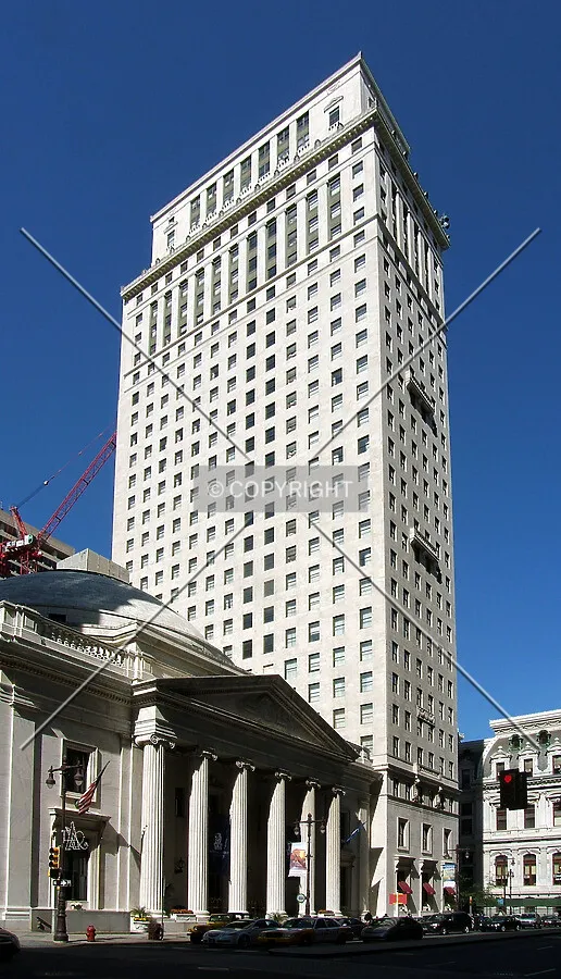 View from the southeast across Broad Street