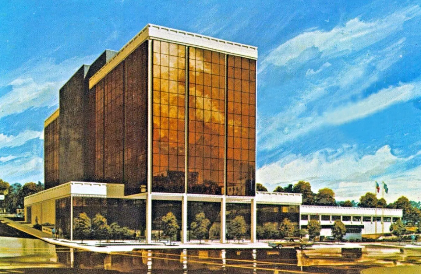 View from the west