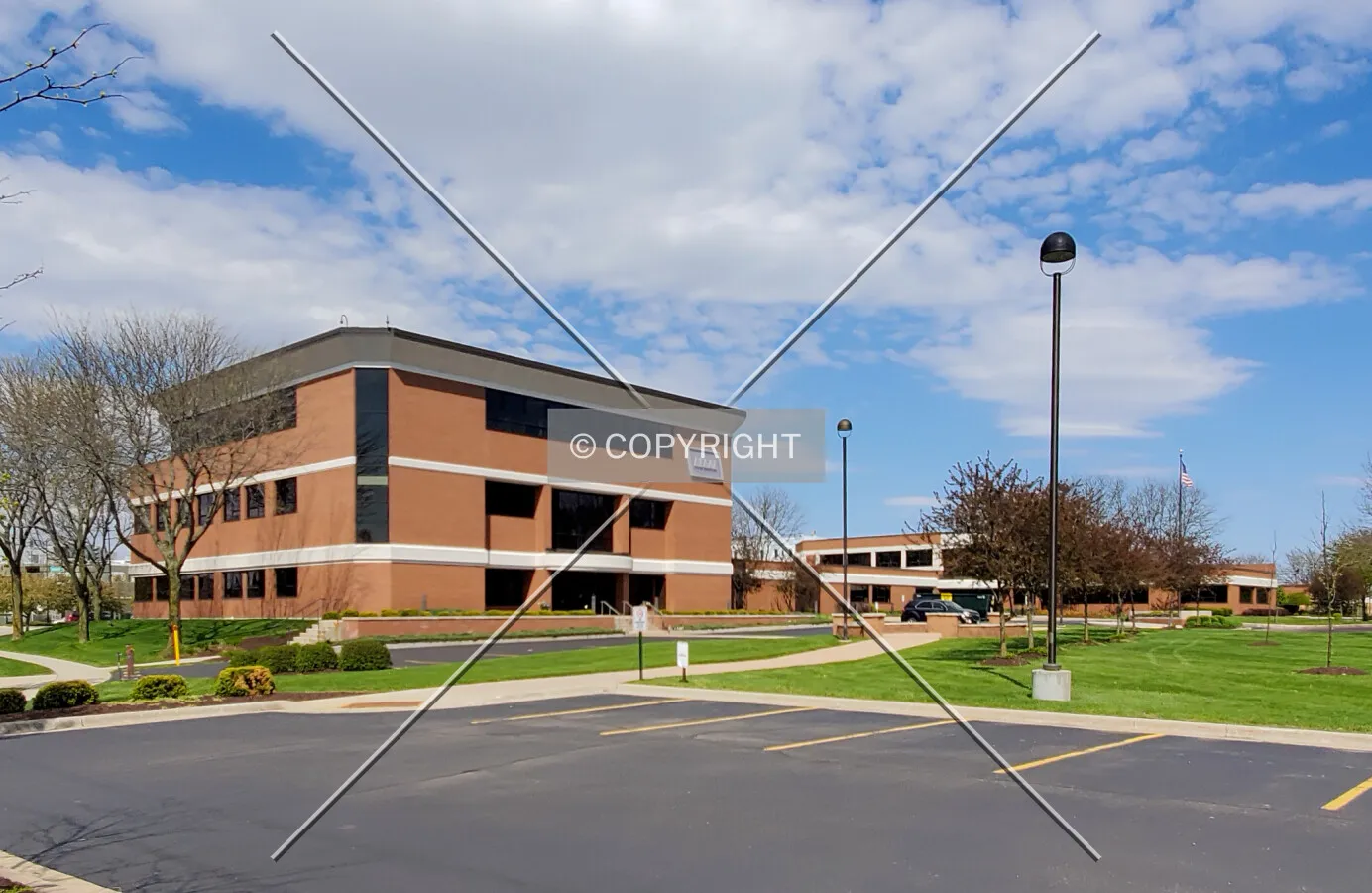 Southwest view; May 9, 2020