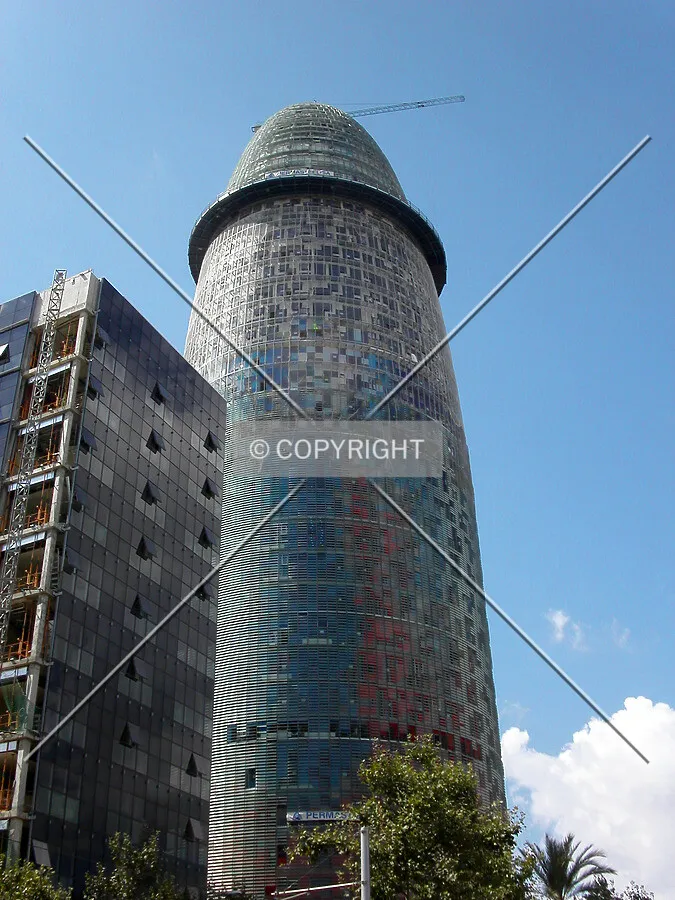 Looking up to the tower