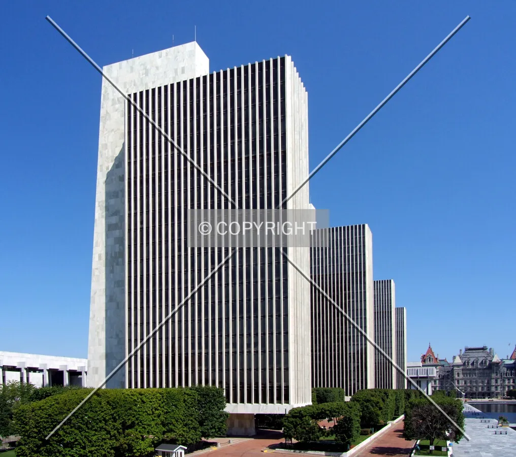 Agency buildings from the southwest