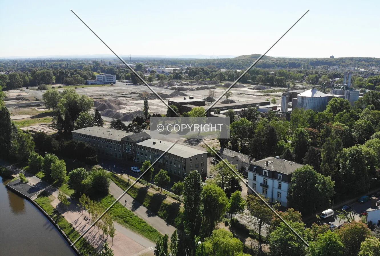 The former Allessa area in Offenbach