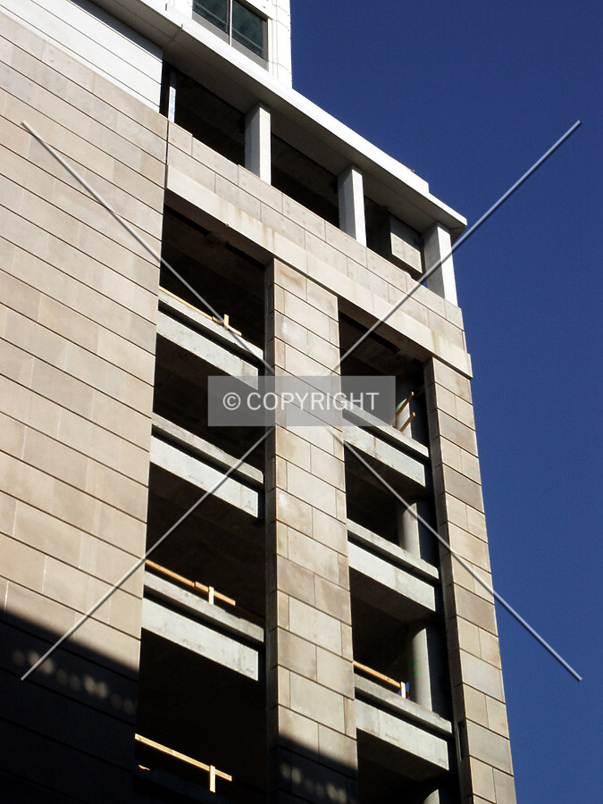 Northeast corner of the parking structure