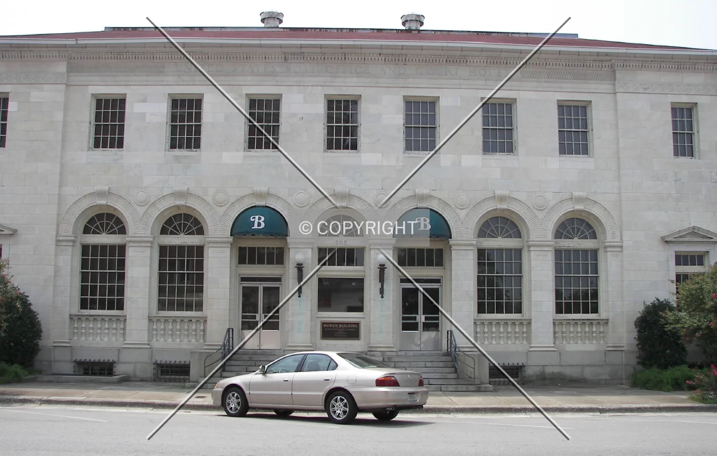 View from the north on Elizabeth Street