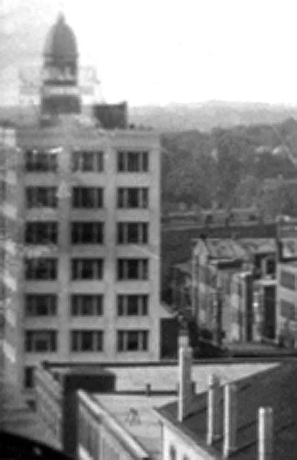 Vintage view from the southwest