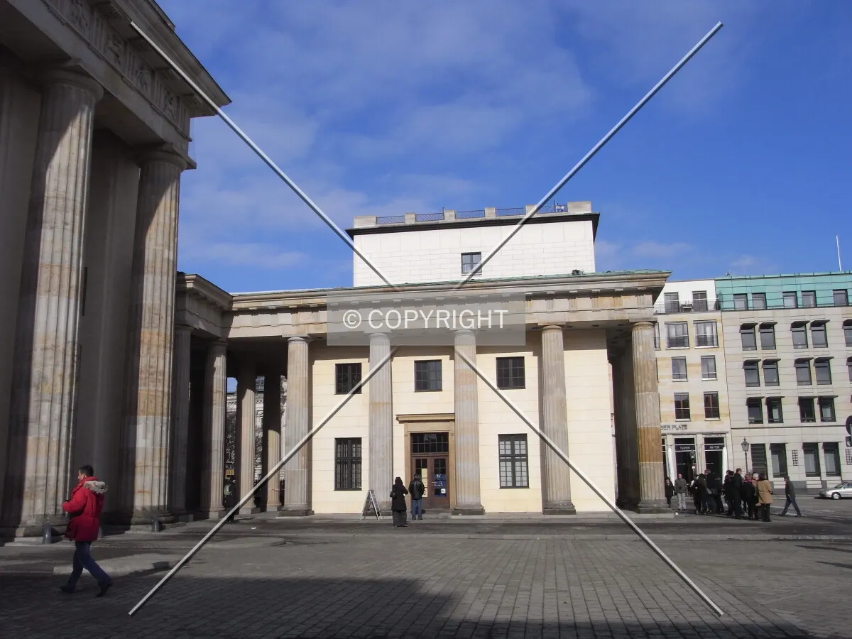 Side building of Brandenburg Gate