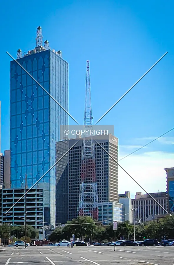Distant view from the west; November 18, 2021