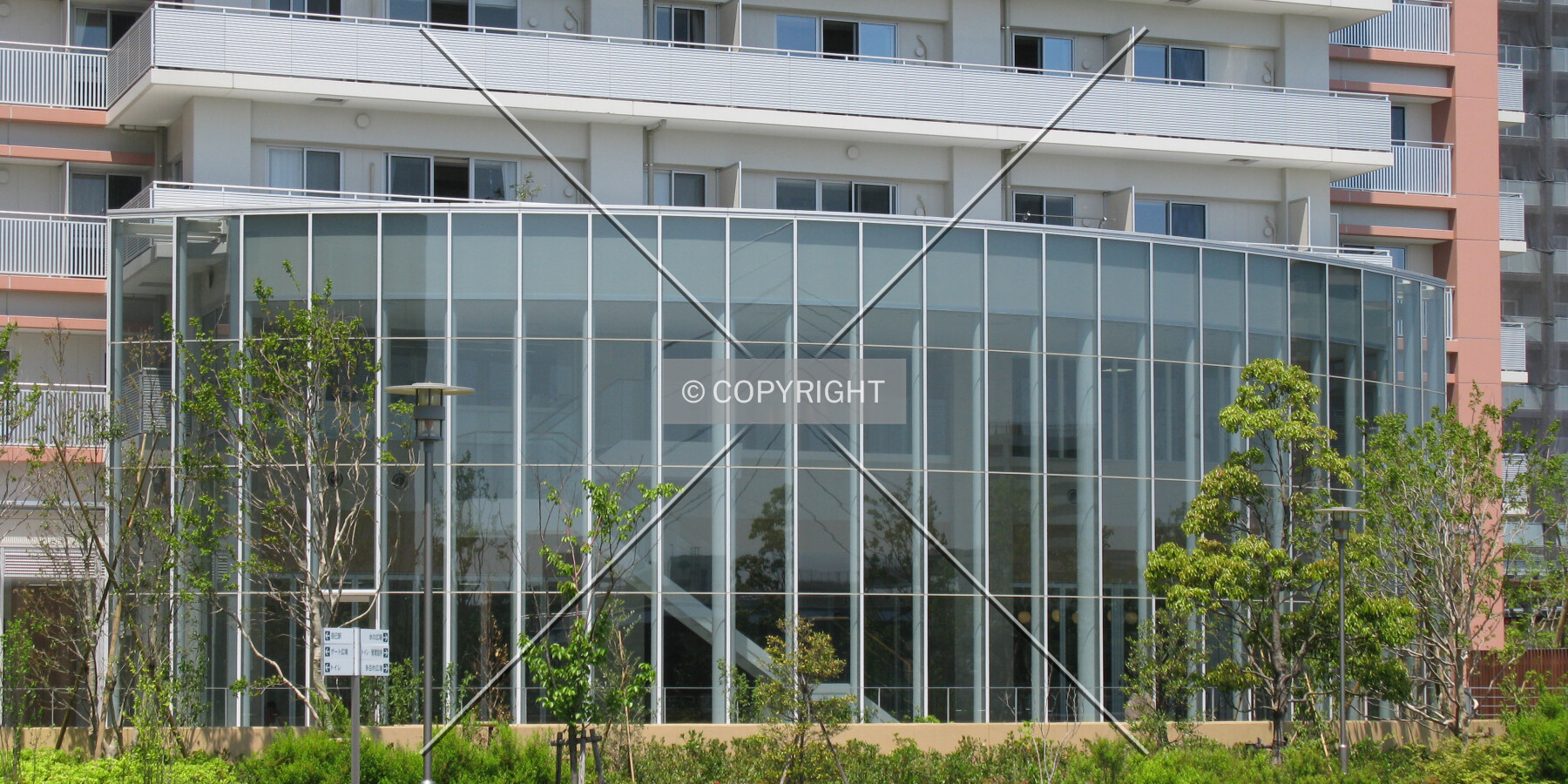 The southeast atrium