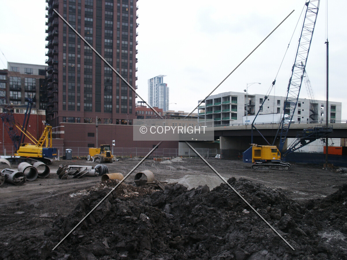 Looking south from Kinzie Street