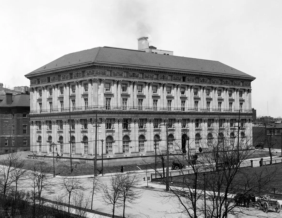 Vintage view from the south