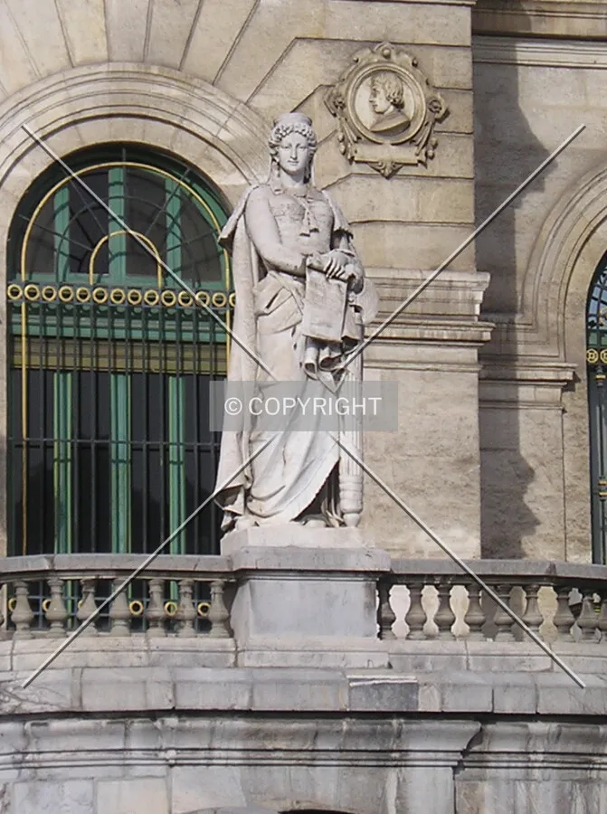 Statue at the entrance