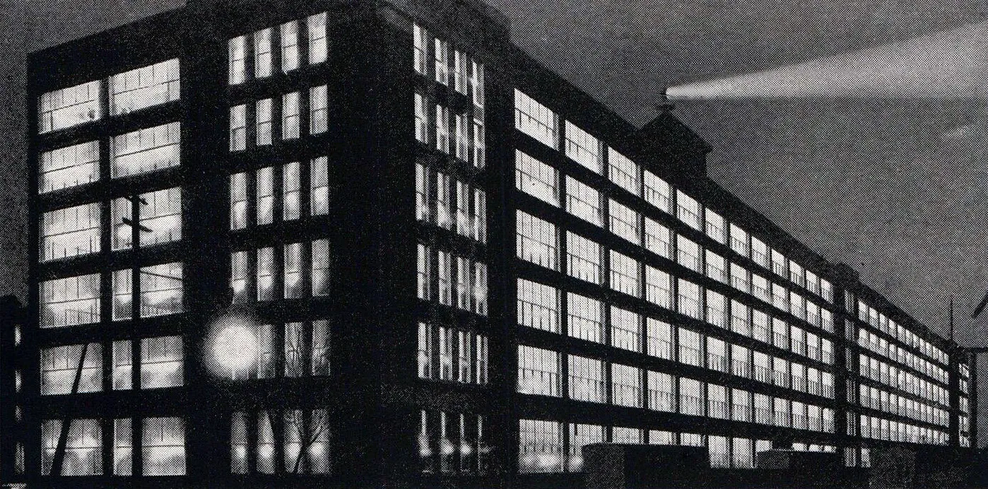 Vintage view from the northeast