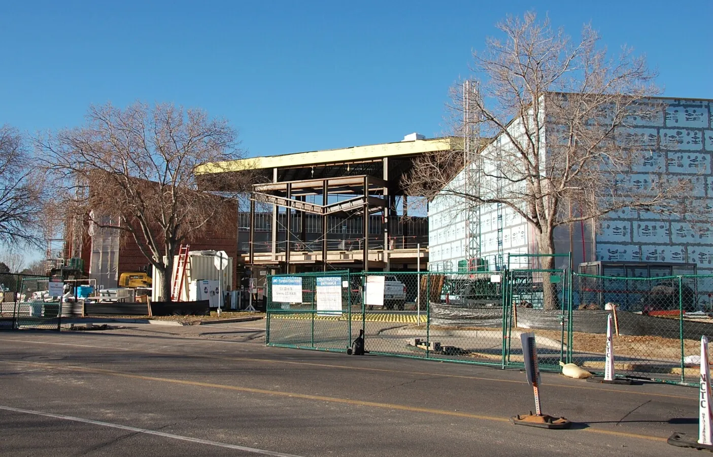 View from the southeast