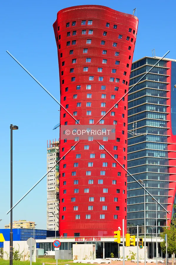 South side of the hotel designed by Toyo Ito