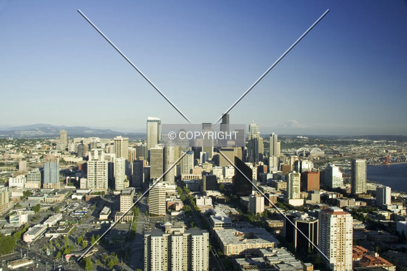 Downtown from the Space Needle