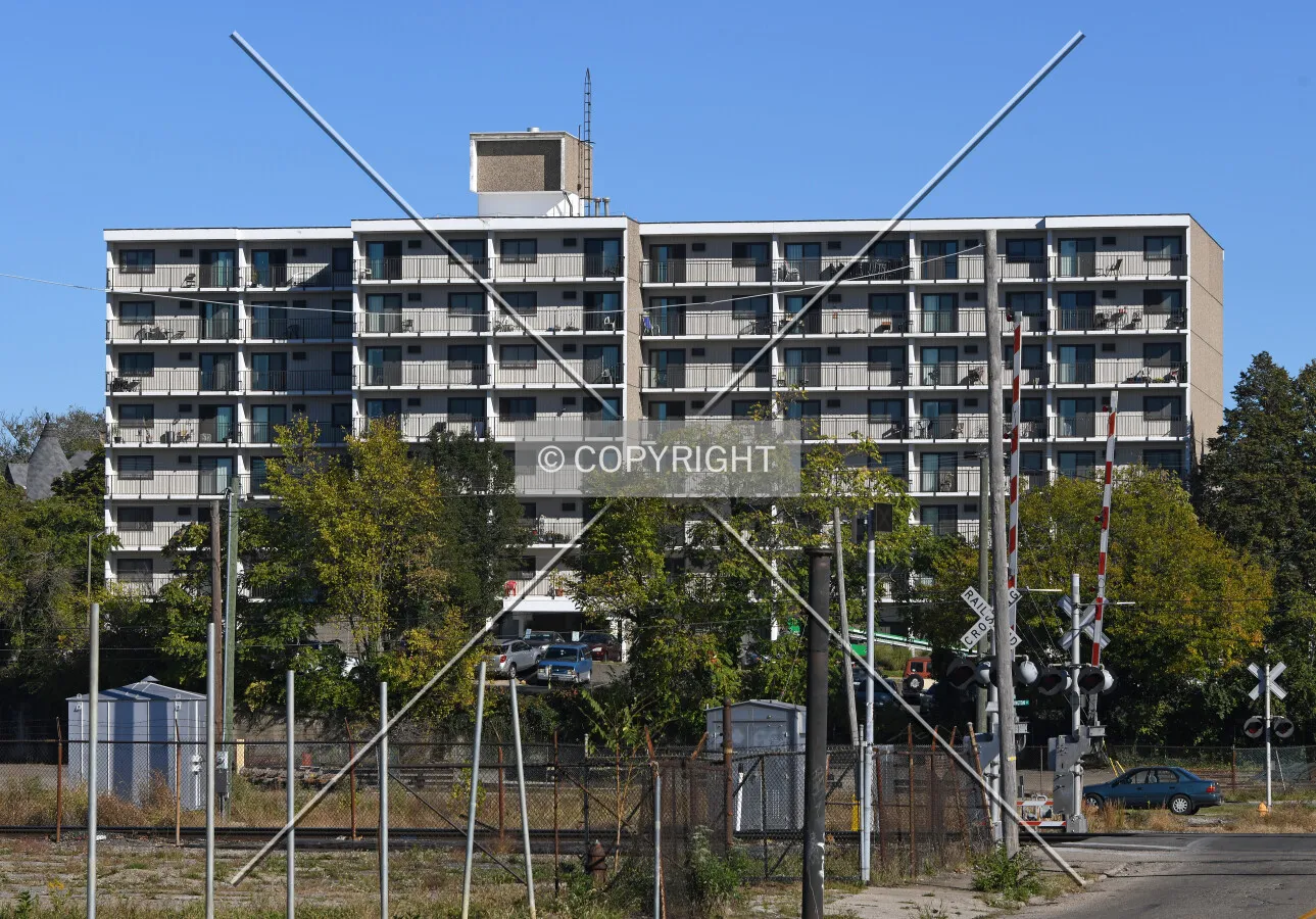View from the southeast