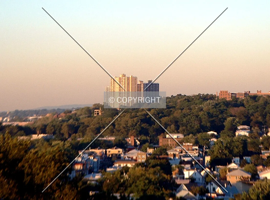 North Bergen skyline from the southwest