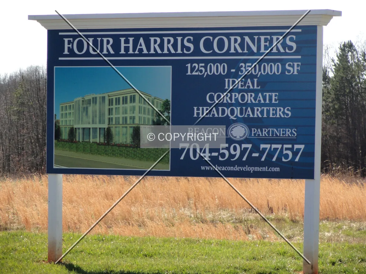 Project sign on-site