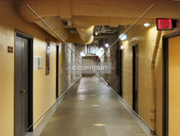 Basement corridor