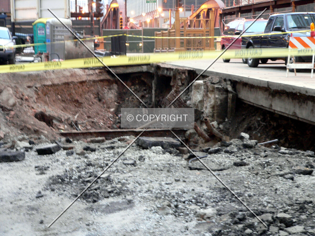 View of the excavation in the southeast corner