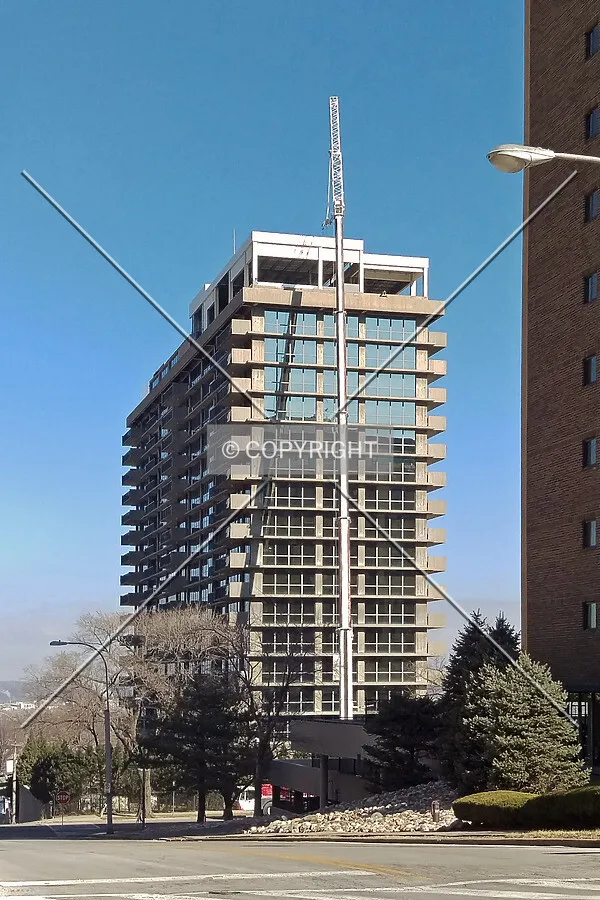 View from the southwest; February 15, 2016