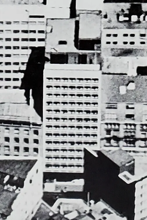 Vintage aerial from the northwest