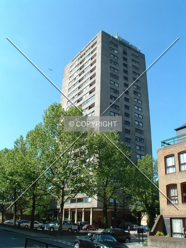Looking up from the Southeast