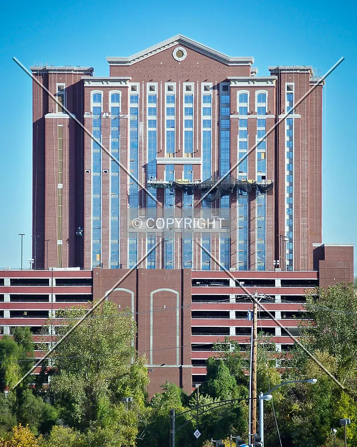 From the west during construction; November 1, 2007