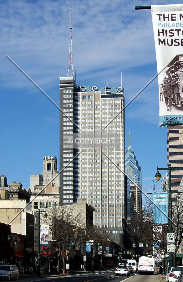 View from the east on Market Street