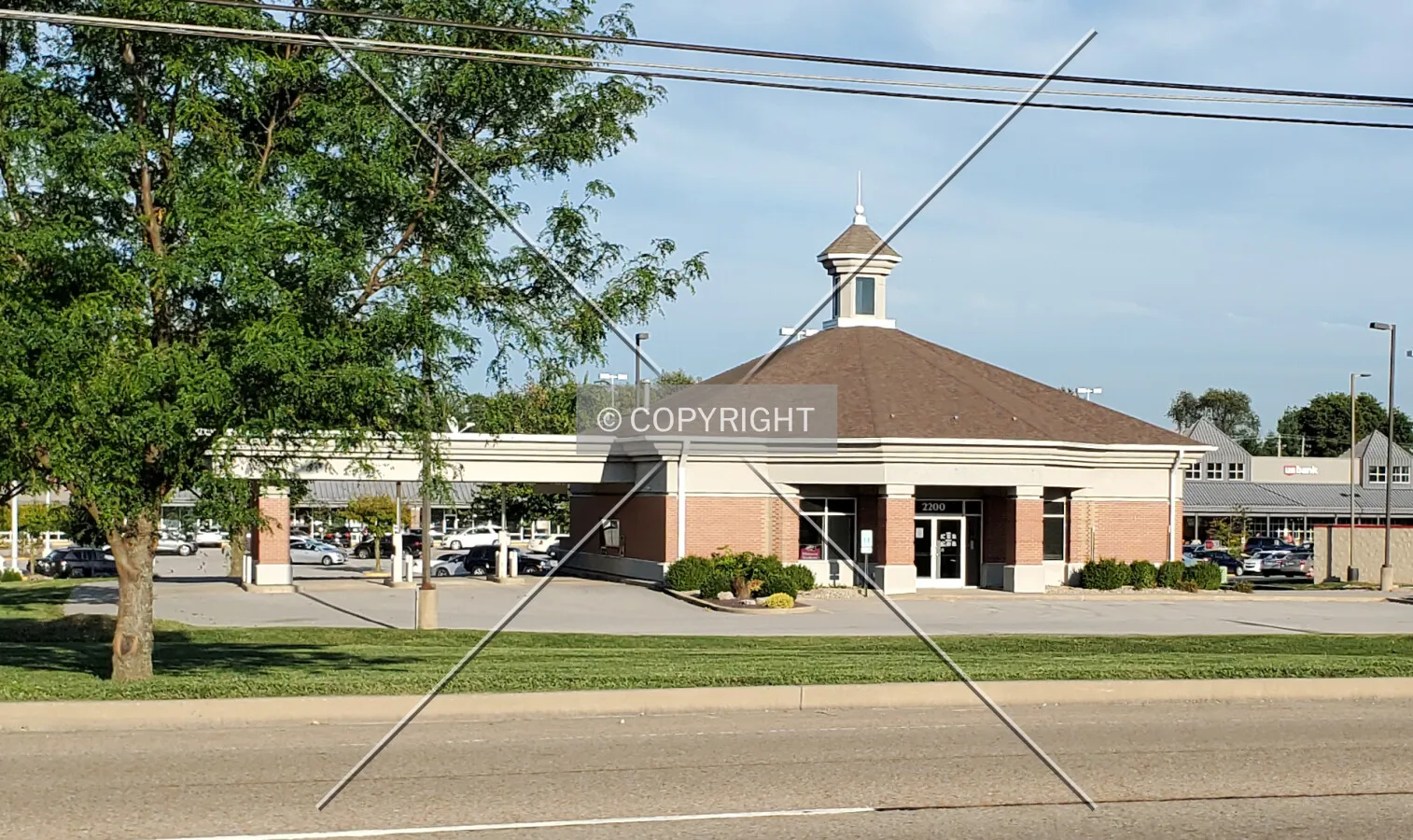 Northwest view; August 31, 2020