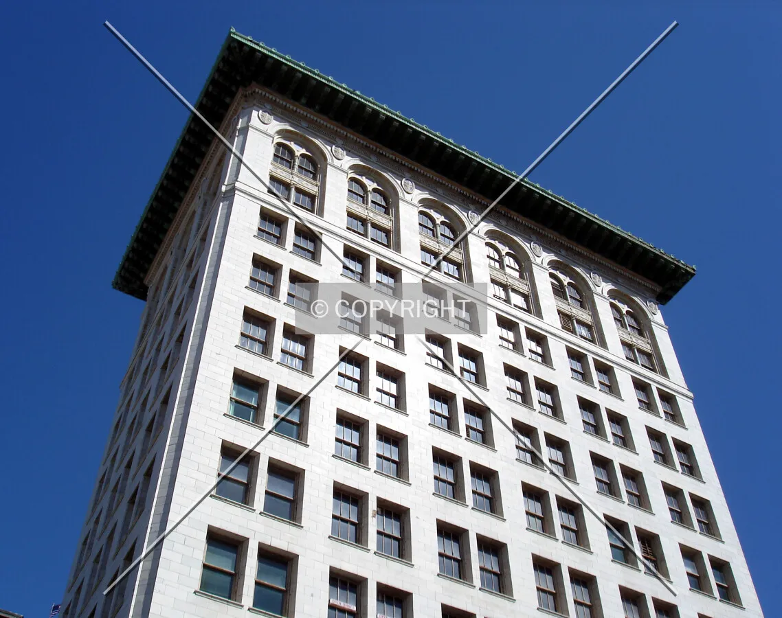 Looking up from Broad Street