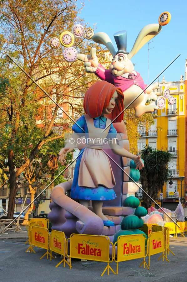 Ninot in the streets of Valencia