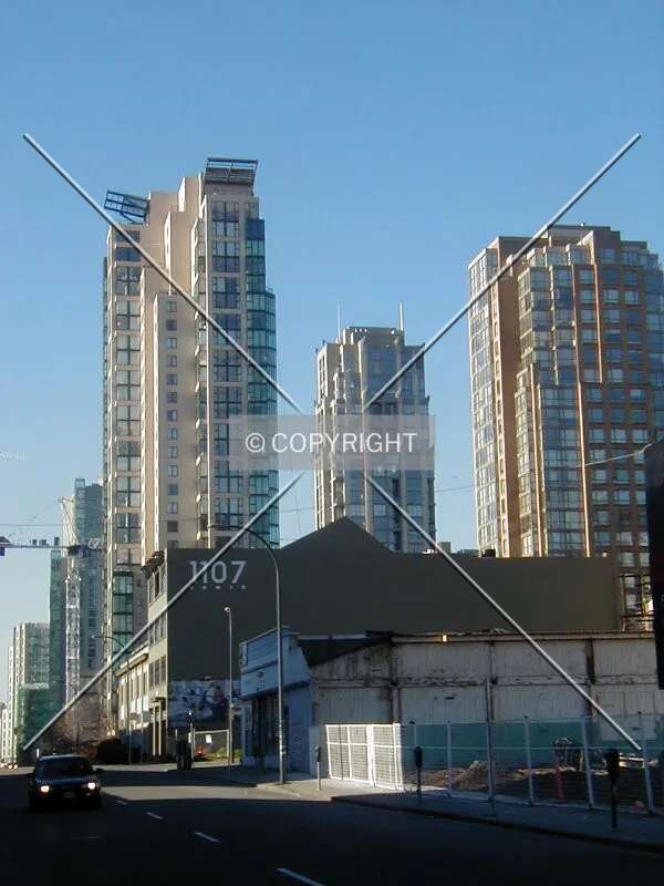 South on Homer through emerging Yaletown